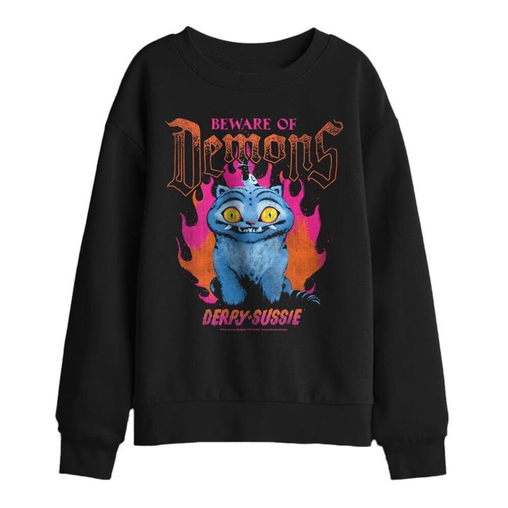 K-Pop Demon Hunters Childrens/Kids Band Derpy & Sussie Sweatshirt / Black